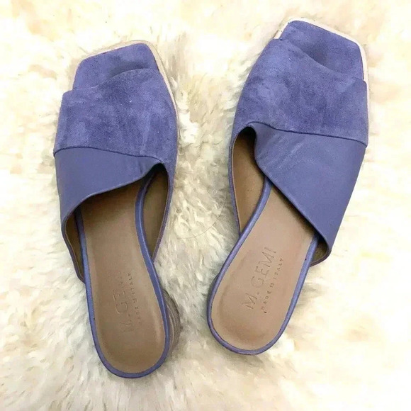 M. Gemi Ilaria Violet 25mm Mules - Picture 2 of 5